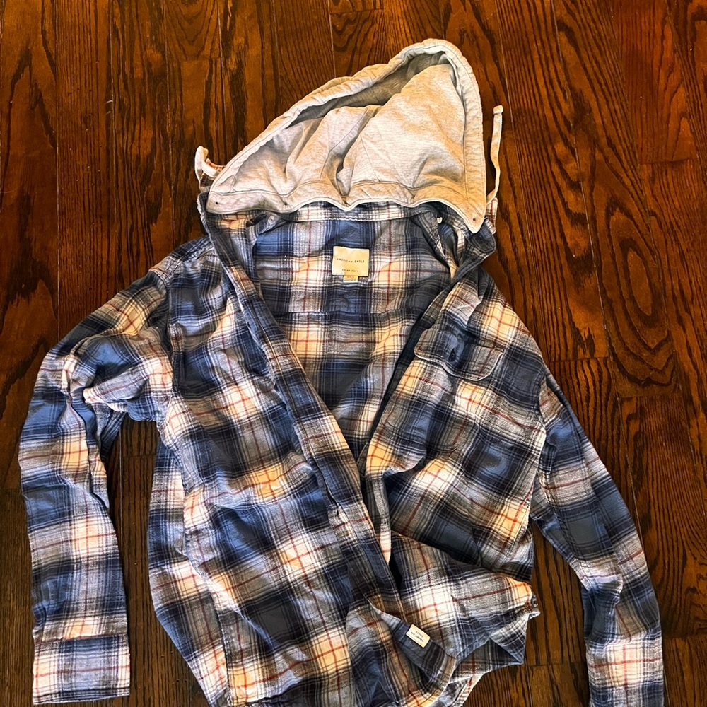 American Eagle Soft Plaid Shirt
